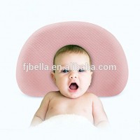 Baby Head Shaping Memory Foam Pillow -Newborn Infant Pillow for Sleeping, hypoallergenic Cotton pillow