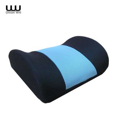 High Quality Spacer Mesh Fabric Lumbar Back Support Gel Memory Foam Cushion For Chair