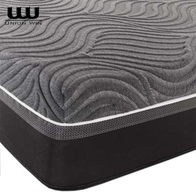 Bedroom Furniture HyBrid Silver Plush Box Spring Mattress Memory Foam